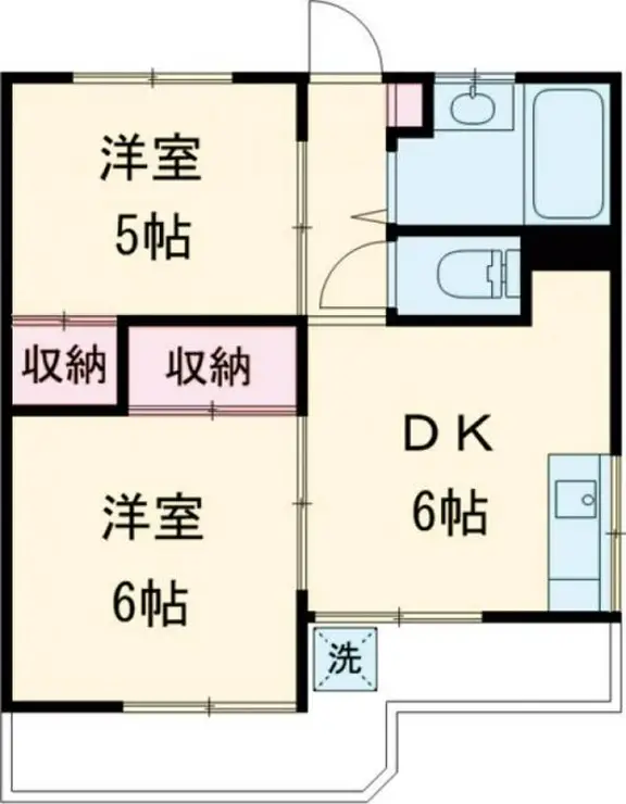 シルバー玉川 2階階 間取り
