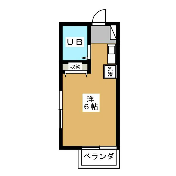コーポ武山 2階階 間取り