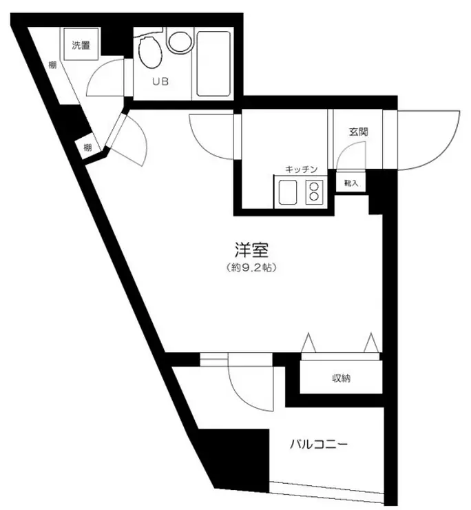 日神デュオステージ笹塚西館 9階階 間取り