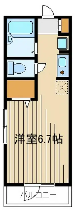 LYNX赤塚新町 2階階 間取り