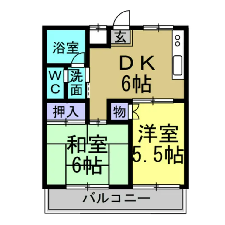 グラントゥルース赤羽プレミオ 2階階 間取り