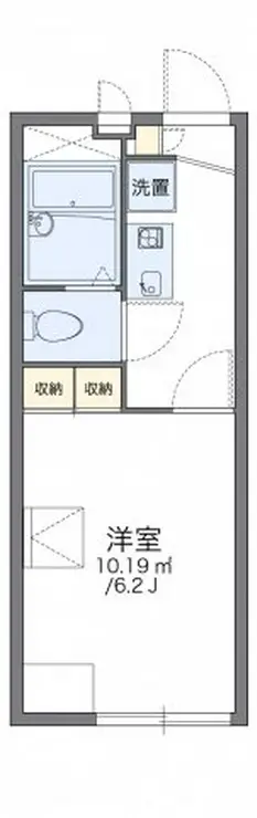 レオパレスグリーンハイム 1階階 間取り