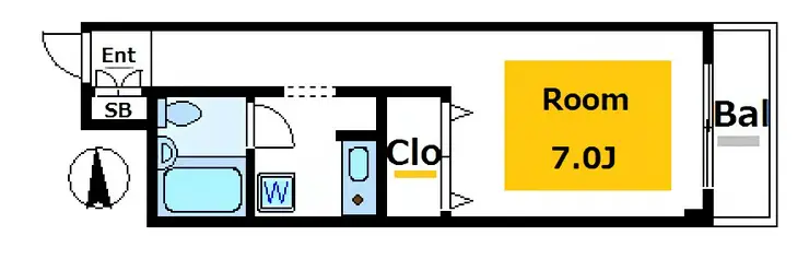 ゴールドマンション 2階階 間取り