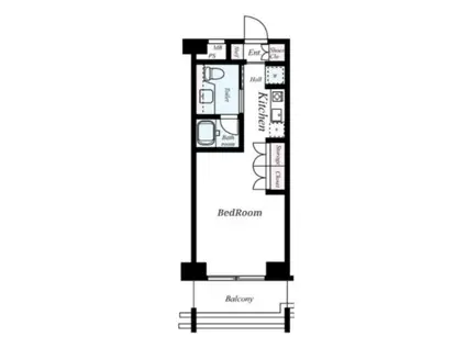 ヴェローナ亀戸LLH(ワンルーム/3階)の間取り写真