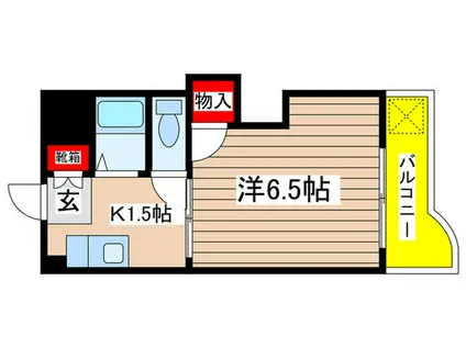 ニューコーポイトー(1K/3階)の間取り写真