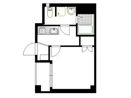 BCASA OJI(1K/4階)の間取り写真