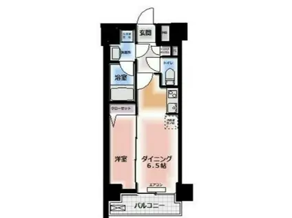 YIELD OUJIKAMIYA(1DK/2階)の間取り写真