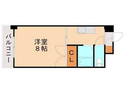 松井ビル(1K/7階)の間取り写真