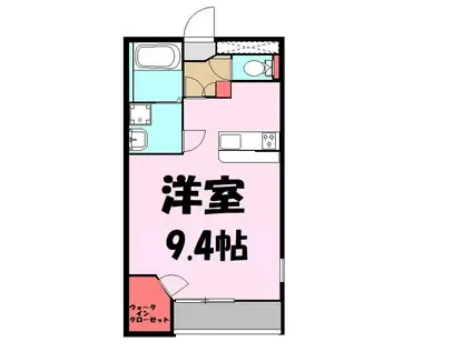 マーネク戸田公園(1K/3階)の間取り写真