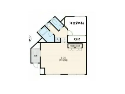 エクセル港南(1LDK/1階)の間取り写真