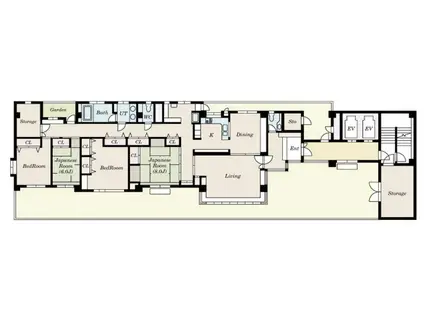 コスモリード八王子(3LDK/5階)の間取り写真