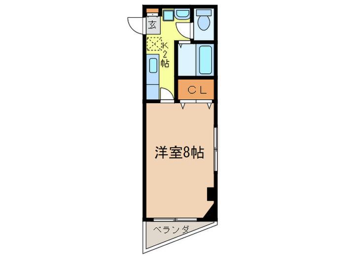 第7コーポマキ(1K/3階)の間取り写真