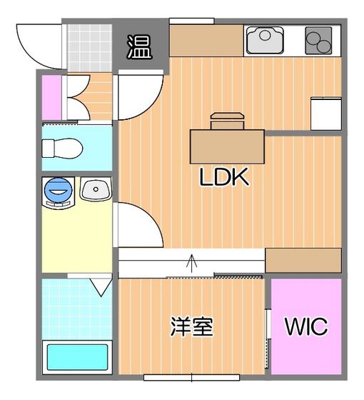 MA MAISON(1LDK/2階)の間取り写真