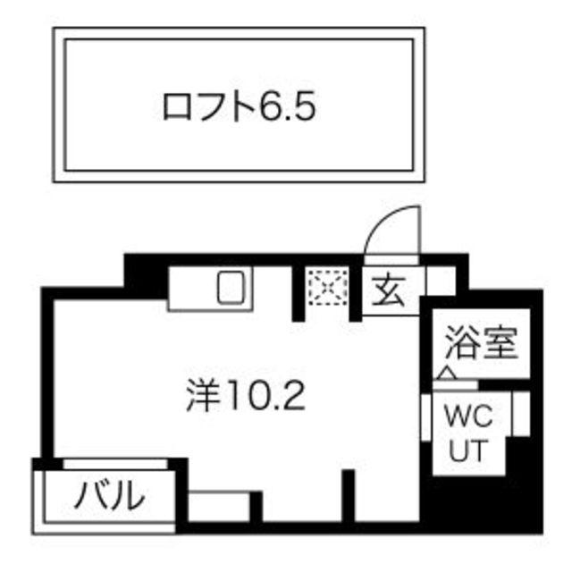 エヌエムキャラントシス(ワンルーム/3階)の間取り写真