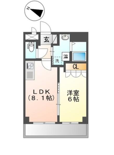 METZGER(1LDK/3階)の間取り写真