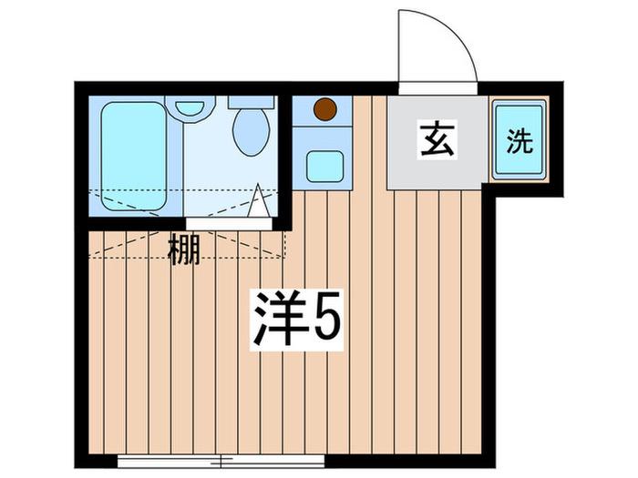 フィオーレ大曽根(ワンルーム/2階)の間取り写真