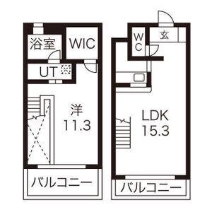 エルブ入船(1LDK/10階)の間取り写真