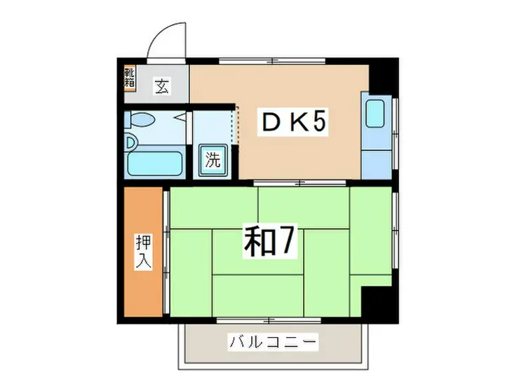 アドバンス岸根公園 1階階 間取り
