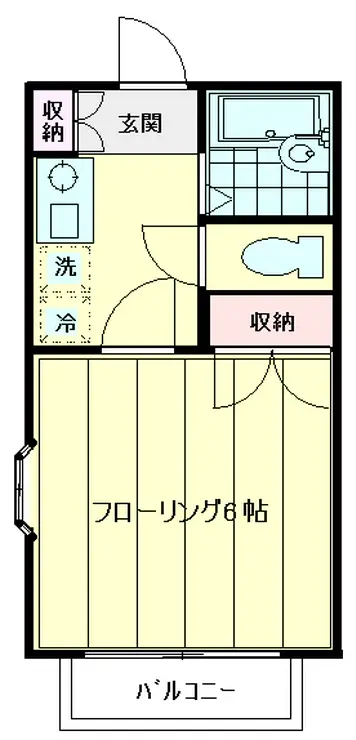 第2小金井サニーハイツ 1階階 間取り