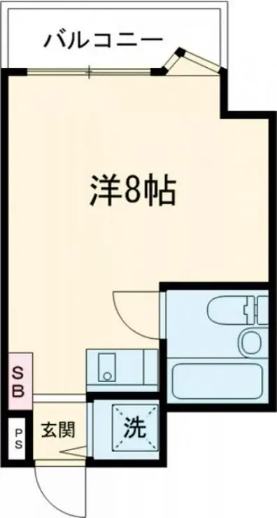 朝日綾瀬マンション 2階階 間取り