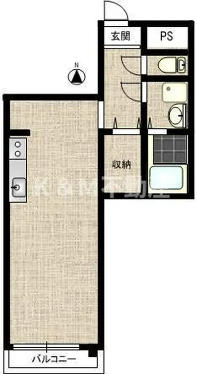 松戸第八マンション 2階階 間取り