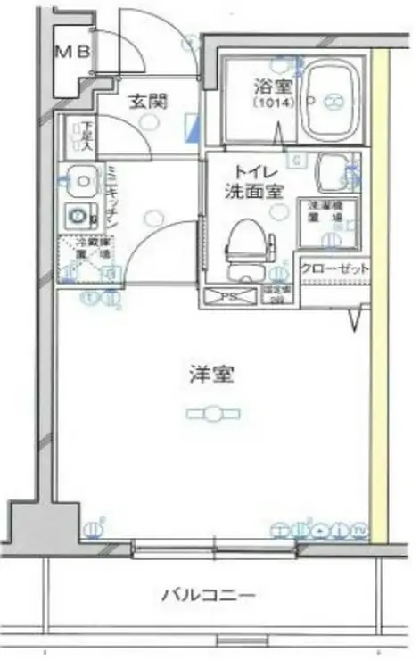 グリフィン横浜・セントラルステージ 2階階 間取り