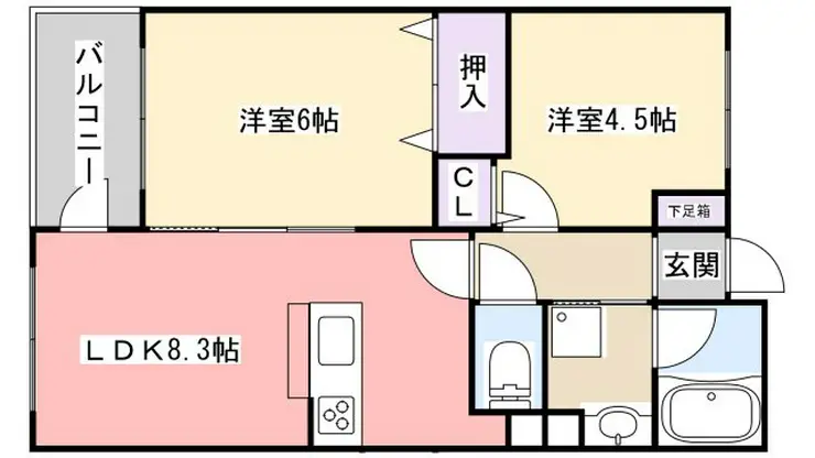 ラ・フォレ27 5階階 間取り