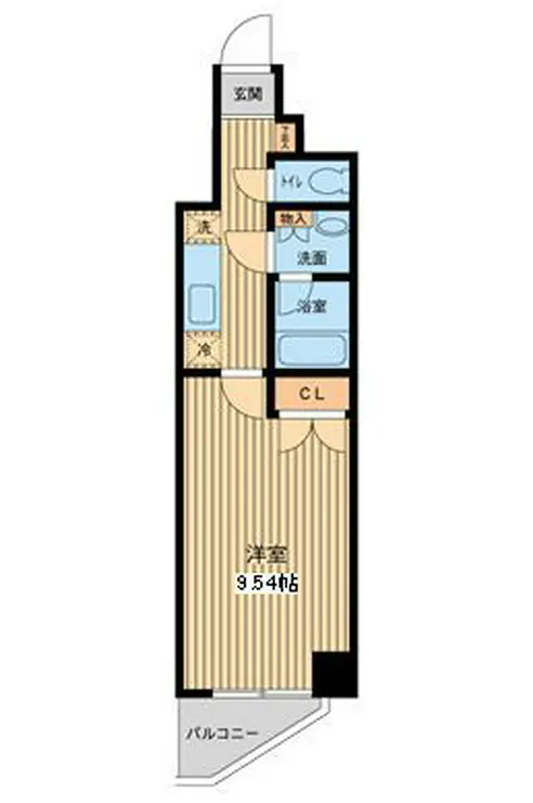 プロスペクト門前仲町 2階階 間取り