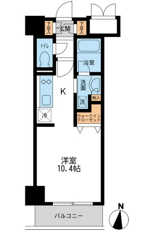 レジデンス両国駅前 9階階 間取り