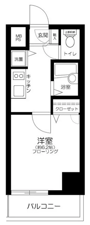 シンシア西早稲田 8階階 間取り
