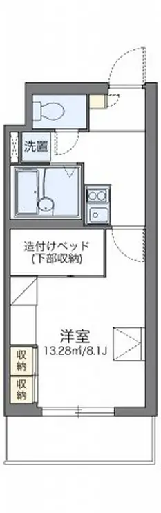 レオパレスサランズ日吉 4階階 間取り