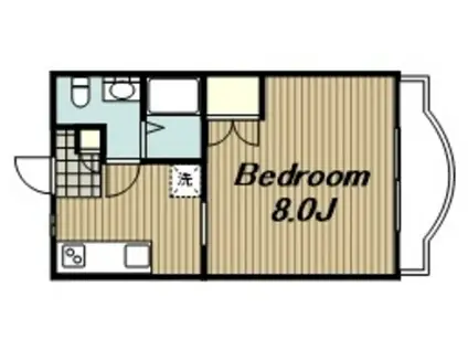 スタディマンション(1K/3階)の間取り写真