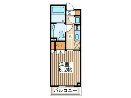 KDXレジデンス東新宿(1K/10階)の間取り写真