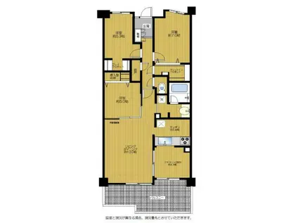 ヒルコートテラス横浜汐見台(4LDK/1階)の間取り写真