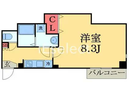 ELSTANZA エルスタンザ(1K/1階)の間取り写真
