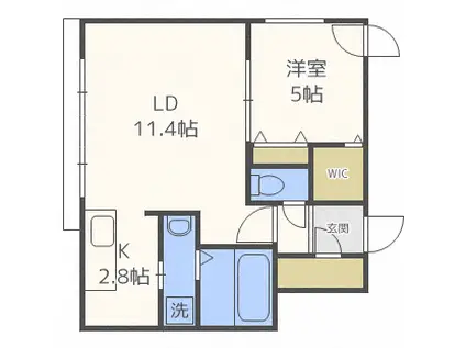 NTホームズ(1LDK/1階)の間取り写真