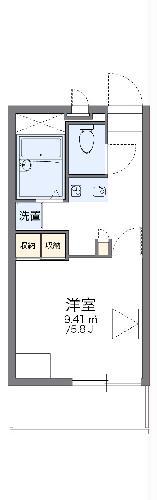 レオパレスゴールドヒルズ(1K/3階)の間取り写真