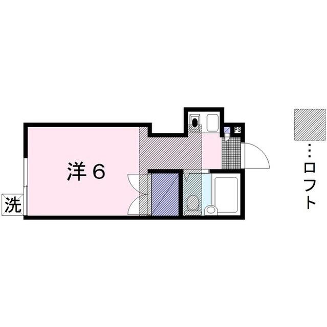 エトス大和(ワンルーム/1階)の間取り写真