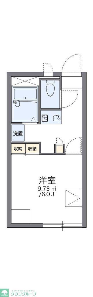 レオパレスソフィア(1K/2階)の間取り写真