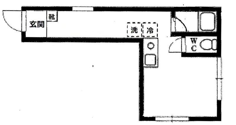 ファーストホーム森下(1K/3階)の間取り写真