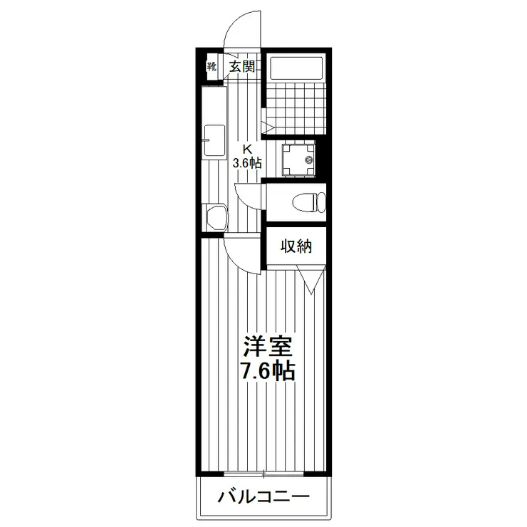 グレースコート 3階階 間取り