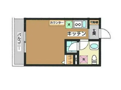 MAISON・OLIVE(ワンルーム/3階)の間取り写真