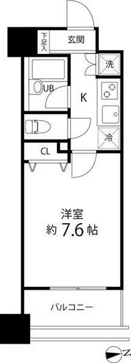 スペーシア秋葉原 12階階 間取り