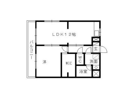 RAFFINE泉(1LDK/1階)の間取り写真