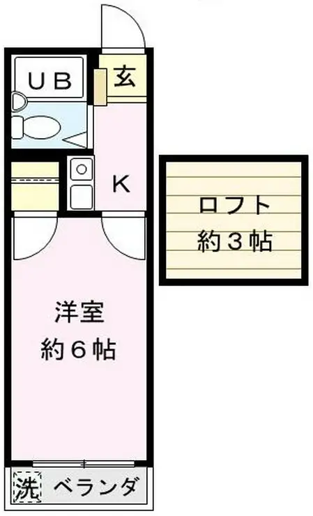 ハイツ浦和 2階階 間取り