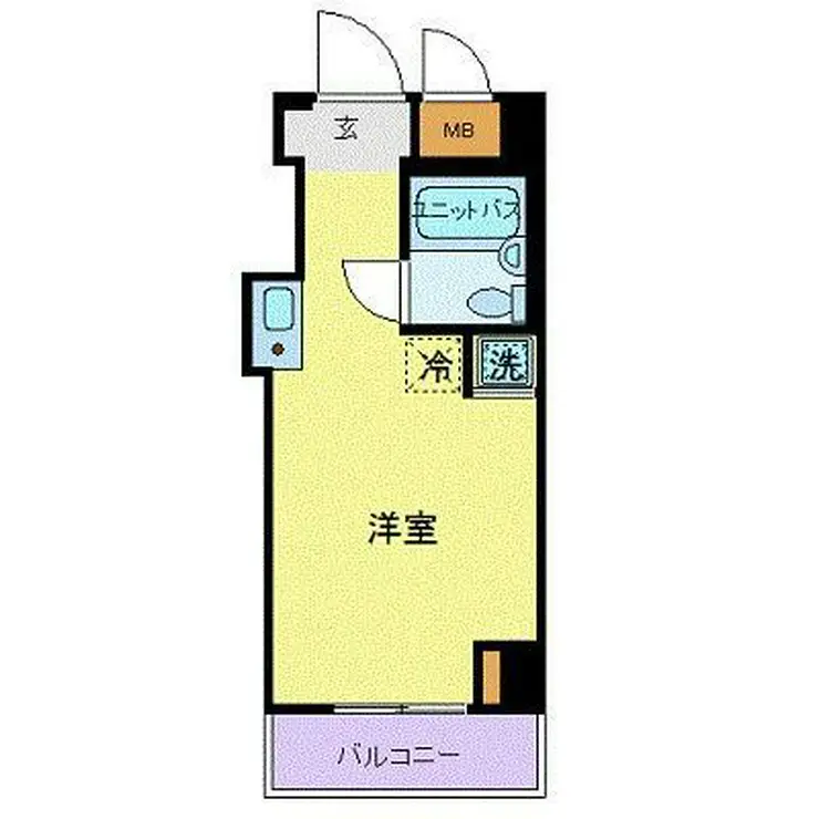 メインステージ新丸子駅前 3階階 間取り
