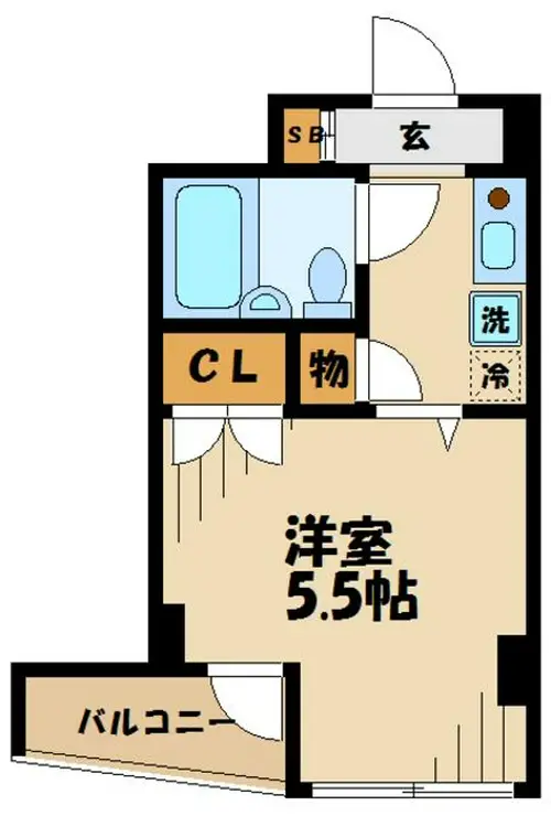 ドルチェ府中ツインエクセル 5階階 間取り