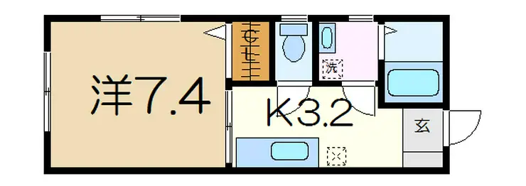 ラポールコヤマ 1階階 間取り