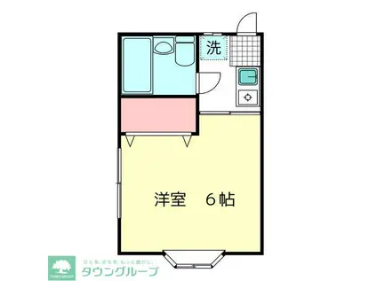 YES日吉(1K/1階)の間取り写真