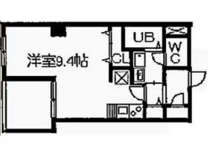スワローハイム岩塚(ワンルーム/2階)の間取り写真